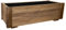 PLANTAWA Jardinera de Cultivo Rectangular 90 x 40 x 30 cm, Maceteros de Madera para Plantas, Macetero Grande con Tela geotextil para Exterior, Jardín Balcón o Terraza Huerto Urbano
