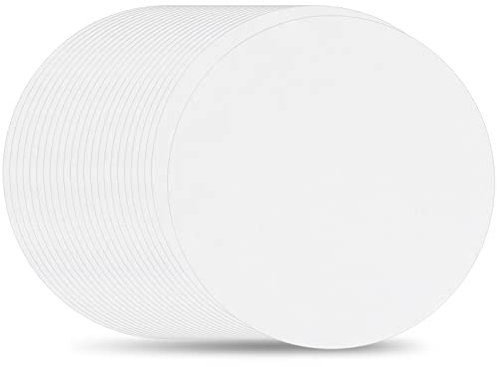 500 Hojas de Horno Redondo, 11,5cm Pergamino para Freidora de Aire Blanco, Hamburguesas, Antigrasa Dim Sum, Antiadherente Vapor para Hornear BBQ Bizcocho