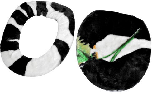 Ruilogod Pastillas de asiento de asiento de inodoro lavapláctiles de tapas de tapa de tapa 2 en 1 conjunto