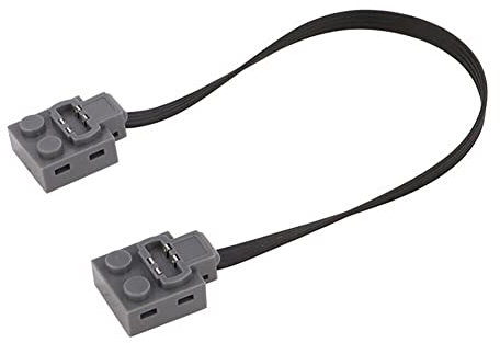 Power Functions Verlängerungskabel, Kabelverbinder, 25 cm, kompatibel mit Legoeds MOC-Motor 8886 8870 LED-Lichtverbindungsleitung 8869 Schalter für Ziegel, Bausteine, Spielzeug