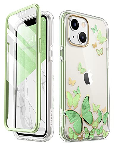 i-Blason Glitter Case for iPhone 14 Plus (6.7 Inch) Mobile Phone Case 360 Degree Case Bumper Protective Cover [Cosmo] with Screen Protector 2022 Edition (Mintfly)