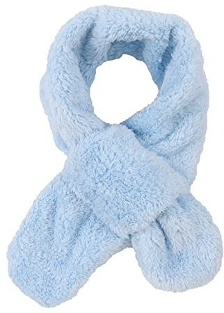 Pesaat Hiver Bébé Écharpe Fille Garçon Chaud Cache Cou Pour Tout-Petit Écharpes De Plain Air(Bleu Ciel)