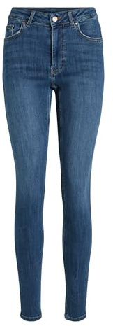 Vila Female Skinny Fit Jeans VISARAH Mid-Waist