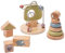 howa Motorikspielzeug Motorikschleife Stapelturm Bausteine Little Woods aus Holz 3 TLG. 6028