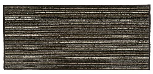 JVL Arona Machine Washable Latex Backed Runner Doormat, 57x150cm, Brown