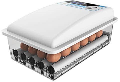 Inkubator Brutmaschine vollautomatisch, automatische Brutmaschine für 24 Eier, 220 V, Geflügel, Züchter