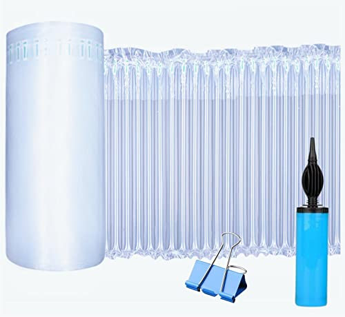 Grand rouleau de papier bulle gonflable pour coussin d'emballage - 400 mm x 50 m - Colonne d'air - Rouleau à bulles pour usage intensif - Fournitures d'expédition pour magasin en ligne, colis de
