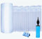 Grand rouleau de papier bulle gonflable pour coussin d'emballage - 400 mm x 50 m - Colonne d'air - Rouleau à bulles pour usage intensif - Fournitures d'expédition pour magasin en ligne, colis de