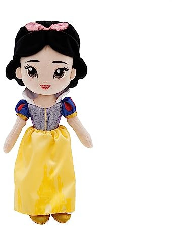 Disney Store Officiel Poupée Peluche Blanche Neige de Blanche Neige et Les Sept Nains, 35 cm, Princesse Douce avec Détails Brodés, pour Enfants Dès la Naissance