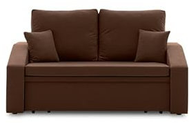 Sofini Sofa Hewlet mit Schlaffunktion! Best Schlafsofa! 2- Sitzer Sofa! Polstermöbel mit stauraum. Schlafsofa mit schlaffunktion und Bettkasten. Kleines Sofa! (MIKRO 20)