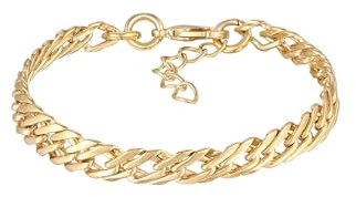 Elli Armband Damen Glieder Twisted Klassisch Goldfarben