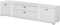 Lowboard Fernsehschrank TV Schrank 200 cm breit Weiß Matt inkl LED Beleuchtung