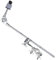 Pinces d'extension de tambour, support de cymbale en métal réglable et amovible, accessoires de batterie, pinces d'extension amovibles, Extension de cymbale