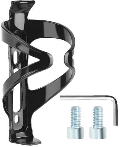 FYJCXCMP Porte-Bidon pour Vélo, Porte-Gobelet Universel Léger pour Vélo avec Accessoires à Vis, Bouteille d'eau pour Vélo, Vélos De Route, De Montagne Et pour Enfants (Noir)