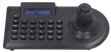 SEAFRONT 4D Joystick PTZ-Kamera-ControllerABS-Material PTZ-Kamera-Controller-Tastatur für, Unterstützt Standard-Net-Überwachungsprotokolle (EU-Stecker)