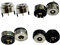 BeisDirect 1 Paar 1-poliger 5 mm/8 mm/10 mm/12 mm federbelasteter magnetischer Pogo-Pin-Anschluss männlich und weiblich, Gleichstromnetzteil, Ladesonde, Magnet-Ladeanschluss (10 mm)