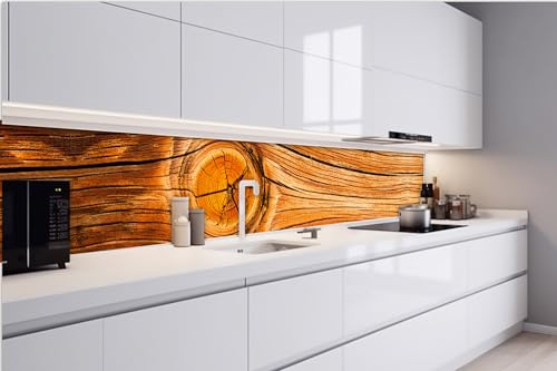 Dimex Küchenrückwand Folie Selbstklebend HOLZKNOTEN 420 x 60 cm | Klebefolie - Dekofolie - Spritzschutz für Küche | Made in EU
