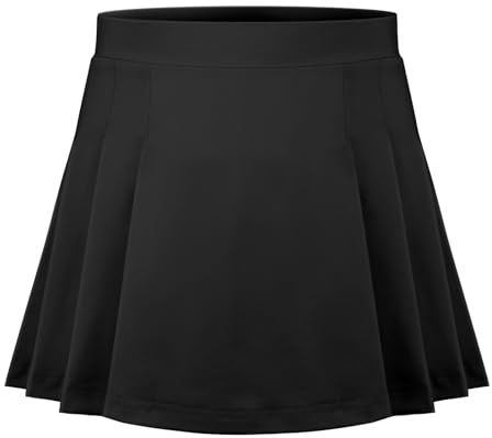 Tennisrock Mädchen Sportrock Kinder mit Hose Taschen Faltenrock Golf Skorts | 4–15 Jahre
