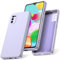 Watana für Samsung Galaxy A41 Hülle, Soft-Touch-Silikon-HandyHülle, stoßfest, staubdicht, rutschfeste Ganzkörperpanzerung mit Mikrofaserfutter für Samsung A41,Lila