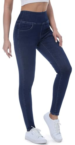 Chasehot Skinny Jeans Damen, High Waist Stretch Jeggings Damen mit 4 Taschen Jeans Leggings Damen Jeanshose zum Anziehen