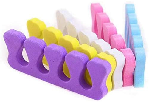 Soft Sponge Toe Separators Finger Separators Toe Finger Dividers Divider Spacer for Pedicure Manicure Beauty Accessories 20pcs Clever treatment