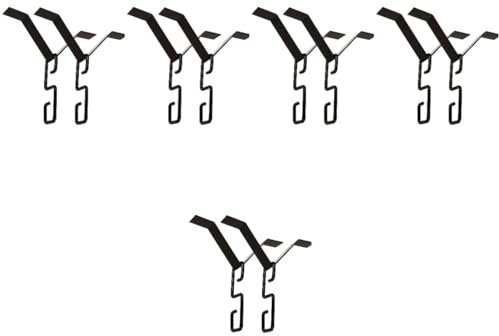 COOPHYA 10 Sätze Regenkettenhaken Fallrohrverlängerung Glockenspiel Abfluss Aufhänger Dachrinnen-Regenketten-Metallhaken Fallrohr-Regenkettenadapter Regenketten-Adapterhaken Eisen
