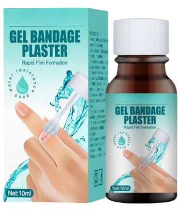 Skin Liquid Plaster,Wound Glue Liquid Skin Glue,Waterproof Dressing,Quick-Dry Gel Liqu-id,Sk-in Gl-ue for WOU-nds Human,Waterproof Plast-ers for Wo-unds,Liq-uid Plaster for WOU-nds,Clear Plas-ters
