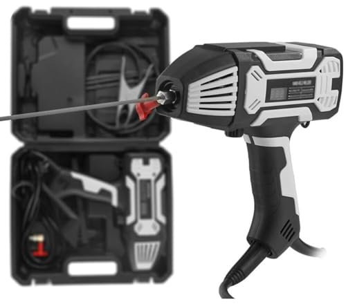 Customize What You Need 4600W Portable ARC Stick Welder Gun - Digital Display IGBT Inverter with Current Adjustment for 1/16-1/8 Welding Rods(White)