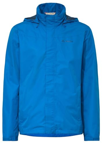 VAUDE Escape Bike Light Regenjacke Herren – Fahrradjacke wasserdicht atmungsaktiv winddicht, 2-Lagen mit verstaubarer Kapuze