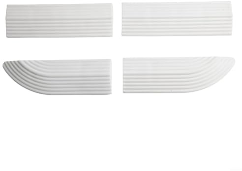 Sweeper Climbing Threshold Strip Smart Robot Vacuum Floor Protection Ramp Silicone Threshold Climbing Bridge Fit Door Transition Strip For Robotic Vacuums Solution(Height 1.6cm White)