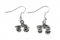 Miniblings Quad Ohrringe Geländefahrzeug Race Truck Offroad Auto silber Fahrzeug - Handmade Modeschmuck I Ohrhänger Ohrschmuck versilbert
