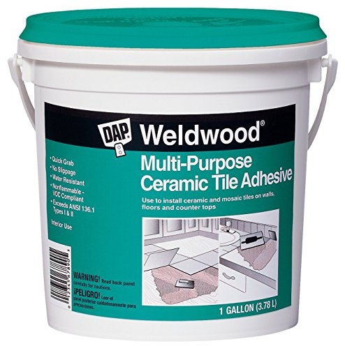 Dap 25192 Weldwood Multi-purpose Ceramic Tile Adhesive, White, 1 Gallon