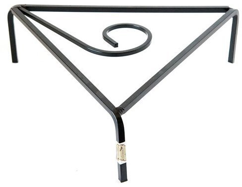 Trépied triangulaire, repose-bois pour cheminée 30 cm