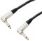 TOURING Angled Jack to Jack Speaker Lead. Black Van Damme Cable. Guitar Amp Cab (20m)