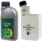 SPARES2GO 2 Stroke Low Smoke Mineral Oil (500ml) + Fuel Mixing Bottle (1 Litre)