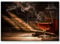 Paul Sinus Art Leinwandbilder | Bilder Leinwand 120x80cm Whiskey und Zigarette