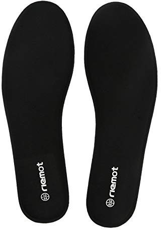 riemot Memory Foam Einlegesohlen für Herren - Weiche Schuheinlagen Komfort Einlagen für Sneaker, Wanderschuhe, Arbeitsschuhe, Stiefel - für Sport, Freizeit und Alltag, Herren Schwarz 44 EU
