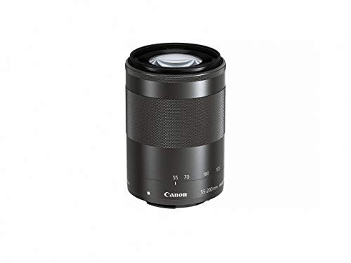 Canon EF-M 55-200mm f/4.5-6.3 Image Stabilization STM Lens (Black) (Certified Refurbished)