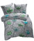 ETÉREA Kissenbezug 80x80cm - 100% Baumwolle - Pflegeleichter Kissenbezug Eule Grau natürlich weich - Kopfkissenbezug 80x80cm 100% Baumwolle - Kissenbezug mit Reißverschluss - OEKOTEX - Made in Green
