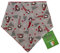 Dimples Hundehalstuch - Weihnachtswichtel grau rot - Halstuch für kleine mittlere und Grosse Hunde Welpen und Katzen - Hunde Handgemachtes Hunde Accessoire 45cm