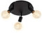 BRILONER - Deckenlampe Vintage schwenkbar, E27 Fassung, max. 60 Watt, Deckenleuchte, Lampe, Wohnzimmerlampe, Schlafzimmerlampe, Küchenlampe, Deckenstrahler, Deckenbeleuchtung, 30x8 cm, Schwarz