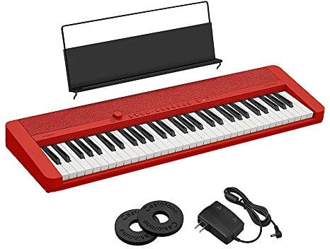 Casio CT-S1 Portable Piano keyboard Red