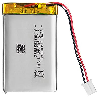 EEMB 3.7V Lipo 500mAh 403048 Batteria ricaricabile ai polimeri di ioni di litio con connettore JST-Fai una polarità sicura del dispositivo corrispondente con la batteria prima dell'acquisto !!!