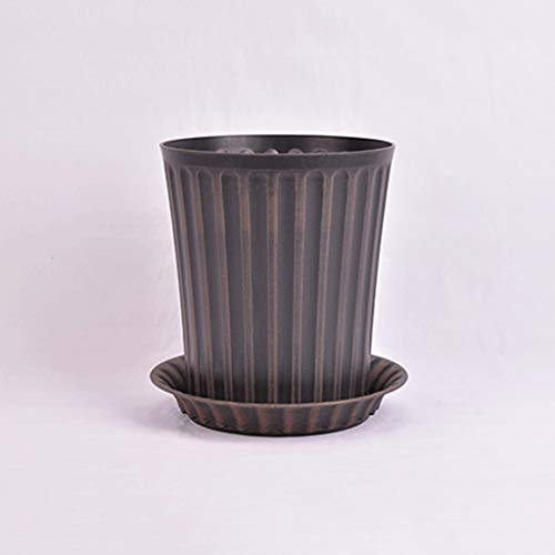 caihuashopping Vasi per Piante Nordic Semplice Plastic Flower Pot Casa Rosa Verde Crisantemo Orchidea Grande Flower Pot Imitazione Ceramica Vaso di Fiori Fioriera