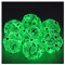 DND Würfelset, Einzigartiges Rundes Hohles Kugel Design für Besseres Rollen, ZHOORQI Drachen Polyedrische Würfel Set für Rollenspiele D&D Dungeons und Dragons Würfel Set Geschenke(Rund-Glow Green)