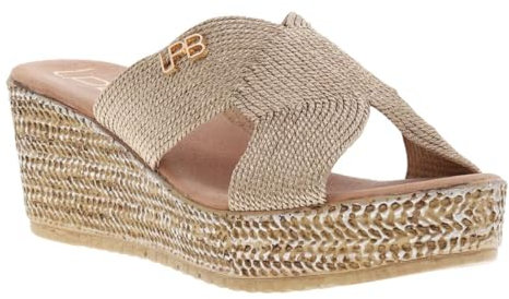 LPB LES PETITES BOMBES Florenza, Sandale à Talon Femme, Or Rose, 40 EU