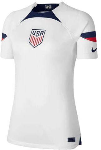 Nike 2022-2023 USA Home Football Soccer T-Shirt Jersey (Ladies)