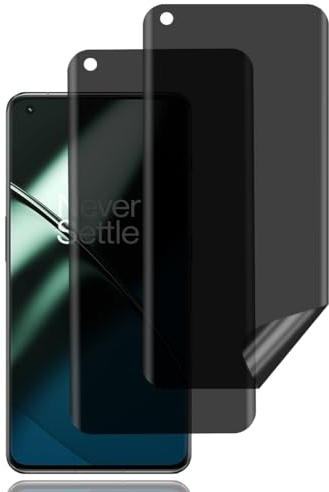 BCHKLAI Protector Pantalla Privacidad para OnePlus 11 5G [2 Piezas] | Antiespia Película TPU Flexible, Anti-Rasguños, Sin Burbujas, Anti-Espía Protector Pantalla para OnePlus 11
