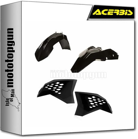 acerbis 0011632.090 kit plastiche nero compatibile con ktm exc 125 2008 2009 2010 2011 mototopgun