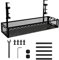 Mecmbj Bandeja Cables Escritorio, No Requiere Perforación, Bandeja Portacables Bajo la Mesa, con Clips de Montaje, Organizador Cables Escritorio, para Oficina, en Casa(Negro 1,40 * 13 * 7cm)